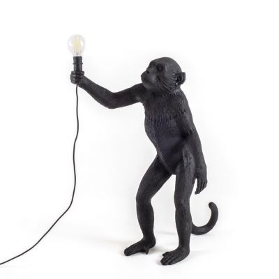 Monkey Lamp Floor lamp black Indoor / Outdoor Seletti SINGLE PIECES